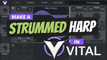 How to Make a Strummed Harp in Vital