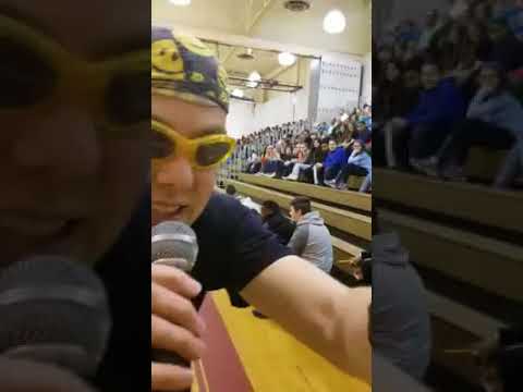 Mr. Peace Raps At McBride Middle School (Belleville, Michigan)