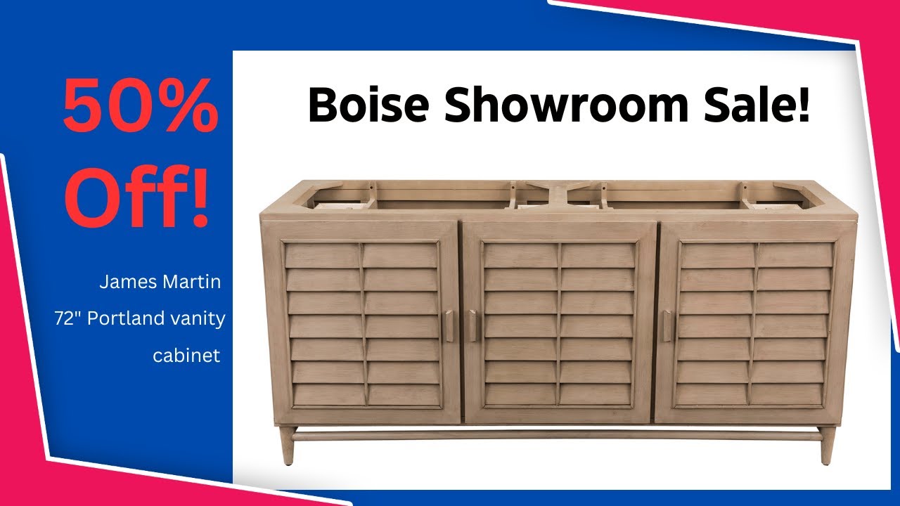 Boise Bathroom Remodeling ~ 72" display vanity 50% off!