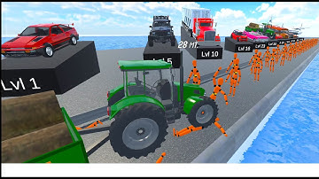 TRACTOR - Crash Master 3D Gameplay | Level 31,32,33,34,35,36,37
