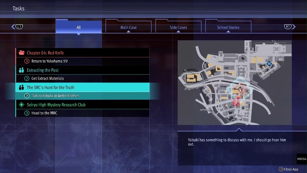 Lost Judgement Talk to Yabuki at Wette Kitchen The SRC's hunt for the truth YouTube