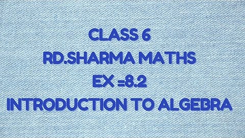 ex 8.2 rd sharma class 6// exponential form and product form