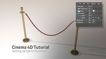 C4D Tutorial: Setting Up Spline Dynamics