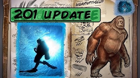 ARK: Survival Evolved 201.0 GIGANTOPITHECUS & SCUBA GEAR