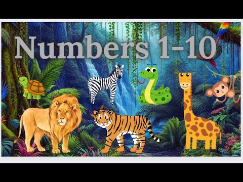 Learning numbers 1 to 10 - YouTube