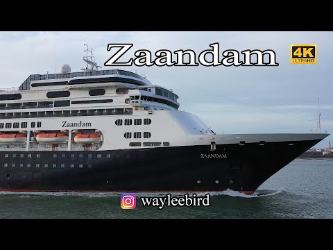 ZAANDAM CRUISE SHIP 4K
