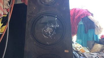 Wall socketing a mts woofer