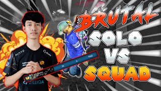 1 VS 4 MODE BRUTAL RATAIN 2 SQUAD CUMA 10 DETIK