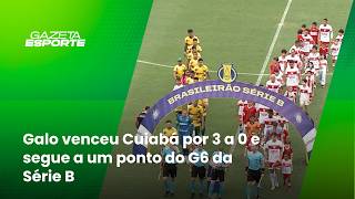 CRB vence Cuiabá e segue a um ponto do G-6 da Série B - 28/9/26