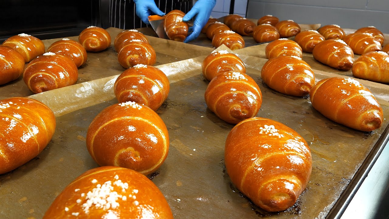 Ежедневно распродано! Корейский солёный хлеб, насыщенный вкусом масла / Корейская уличная еда