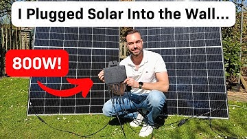 800W balkonzonnesysteem - Plug and Play micro-omvormer met stopcontact