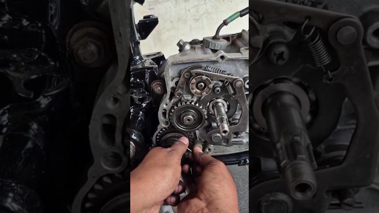 motorcycle crank installation process
