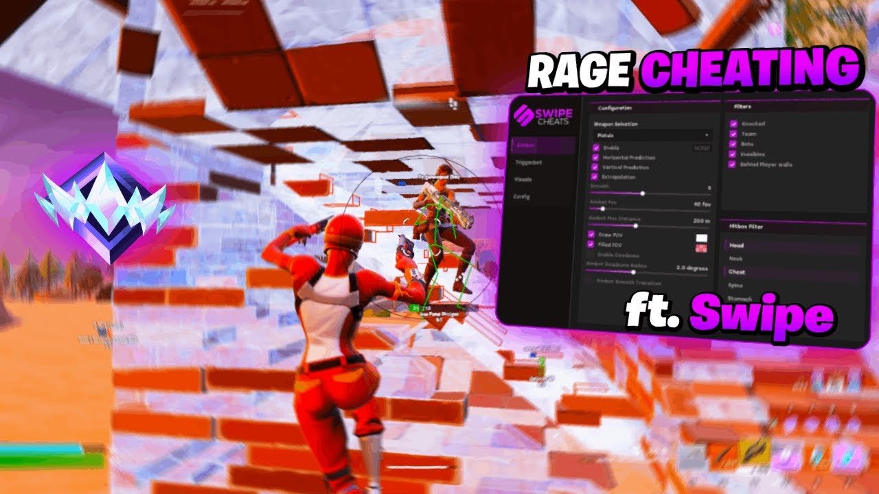 I Used Fortnite Cheats To Dominate Unreal Ranked! (SwipeCheats)