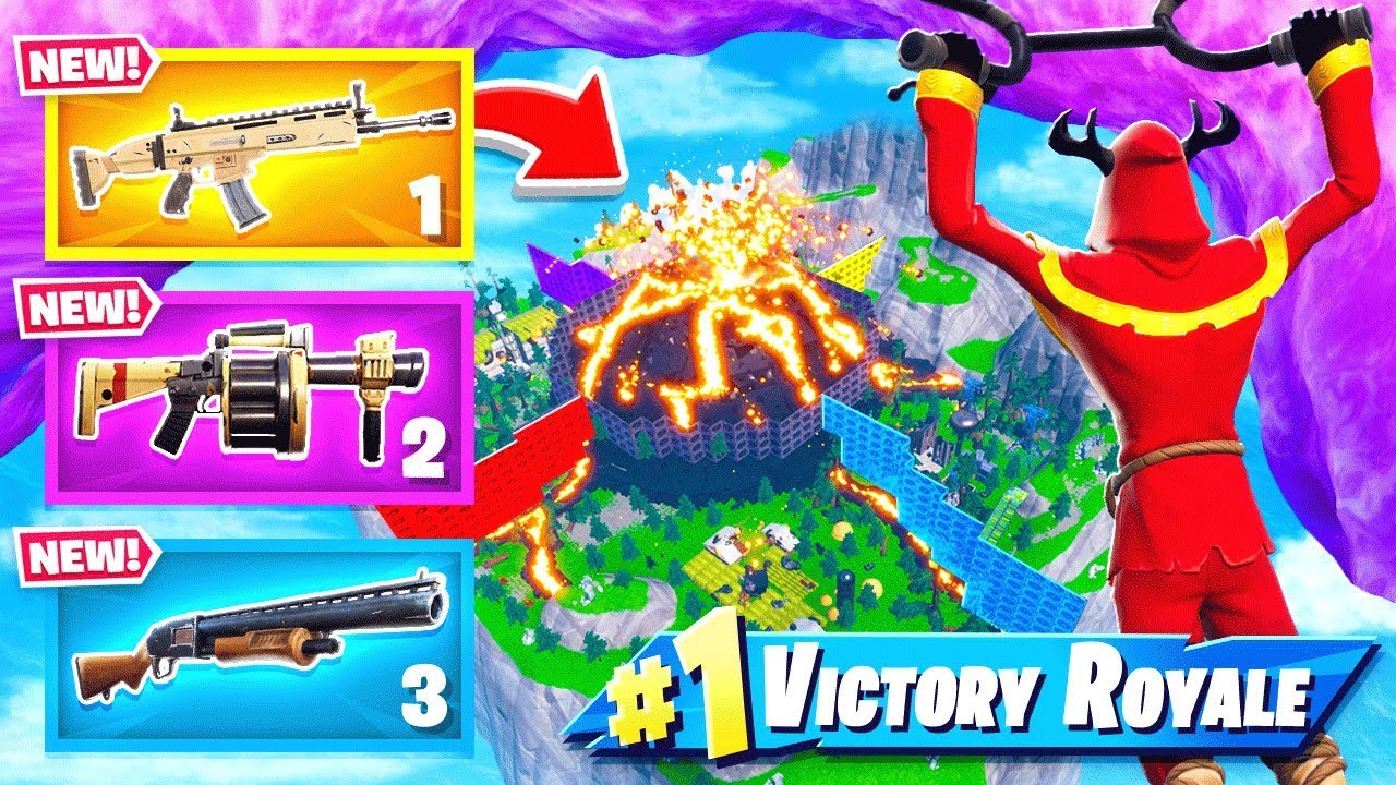 *GIANT* VOLCANO Walls in Fortnite YouTube