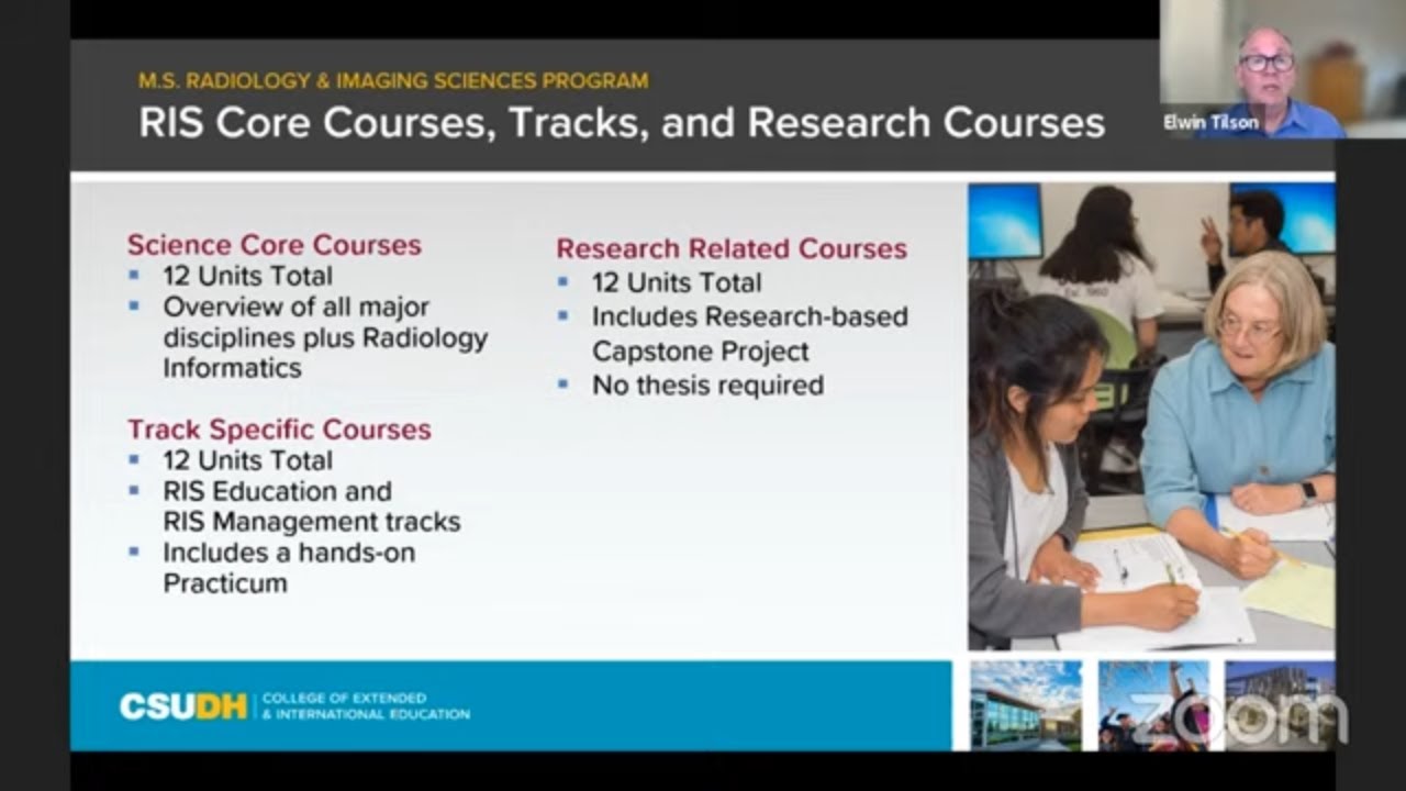 Info Session: MS in Radiologic & Imaging Sciences at CSUDH (5/18/21 ...