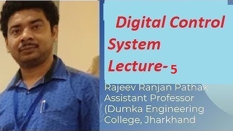 Digital Control System (Lecture-5)