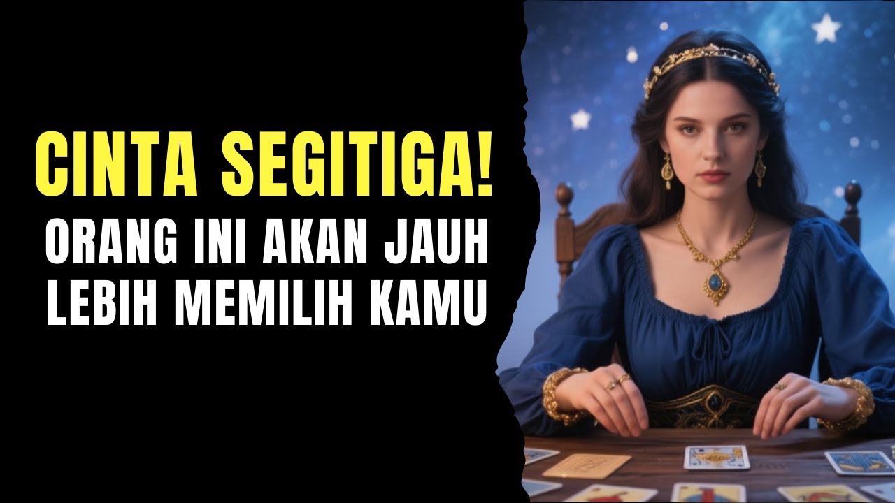 TAROT💗 CINTA SEGITIGA! ORANG INI AKAN JAUH LEBIH MEMILIH KAMU #tarot #tarotreading #generalreading