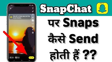 Snapchat par snap kaise bheje | How to send snaps on snapchat