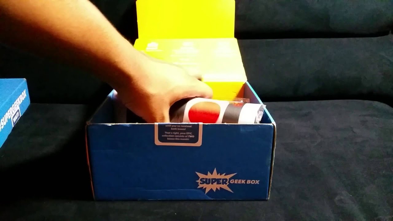 Super Geek box July 2015 unboxing/review
