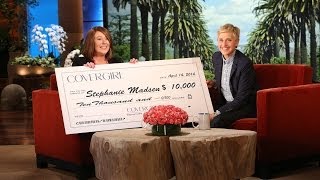 Ellen revealed the winner of the CoverGirl contest, but when she he...
