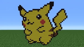 Minecraft Tutorial: How To Make Pikachu