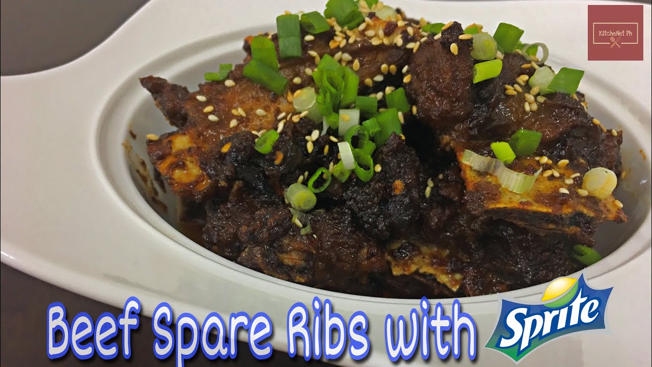Beef Spare Ribs with Sprite How to make Mouthwatering Spare Ribs
