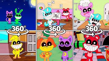 360º VR All Smiling Critters Cardboard Voicelines Cartoon Animation! (Complete)