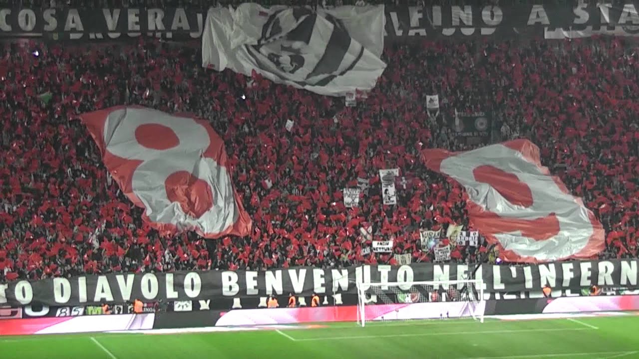 Juventus Milan 2-2 Curva Sud Milano ''FORMAZIONE DELLA