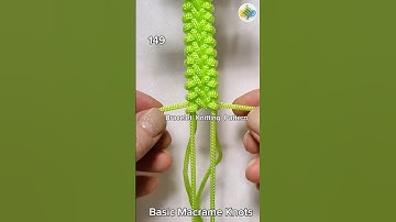 #149 Bracelet Knitting Tutorial, Macrame #shorts #macrametutorial #tricks #howto #craftideas
