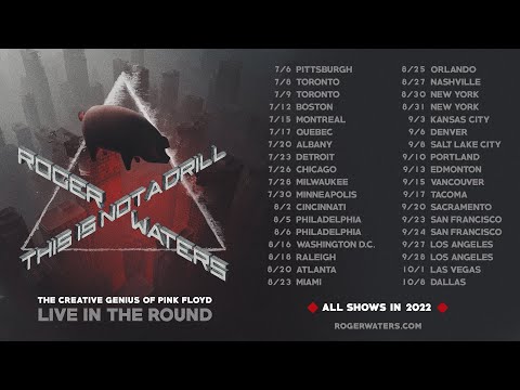 Roger Waters – This Is Not A Drill 2022 (Tour Announcement)