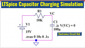 LTSpice Capacitor charging | simulation
