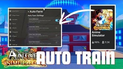 Anime Simulator Script Auto Train OP