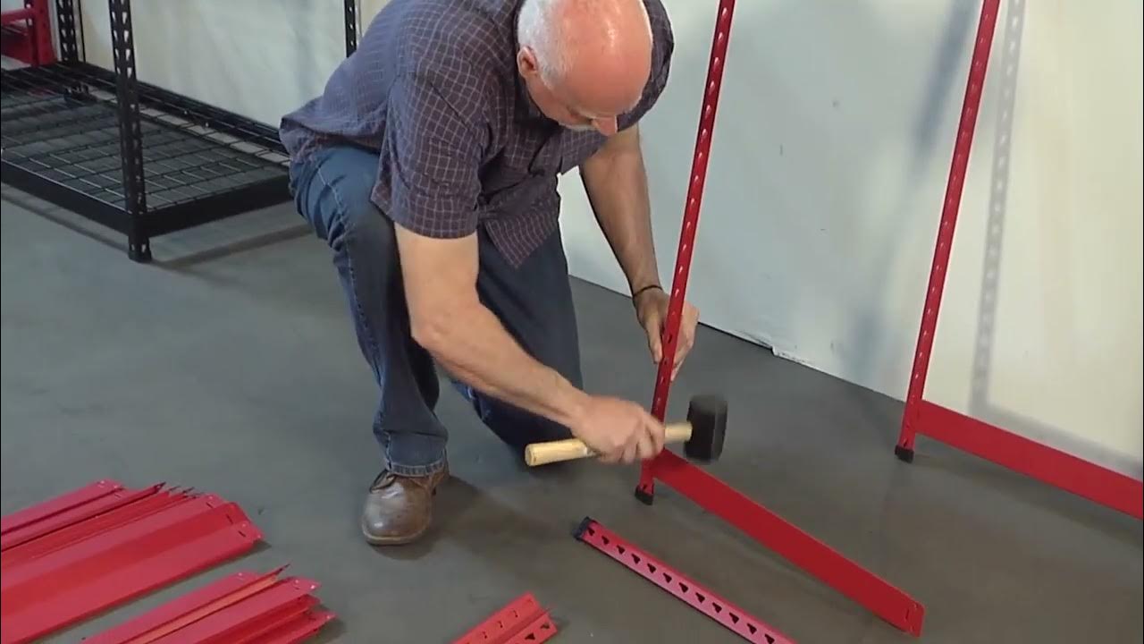 Edsal Shelving Assembly YouTube
