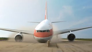 Air Canada Flight 143 - Landing Animation