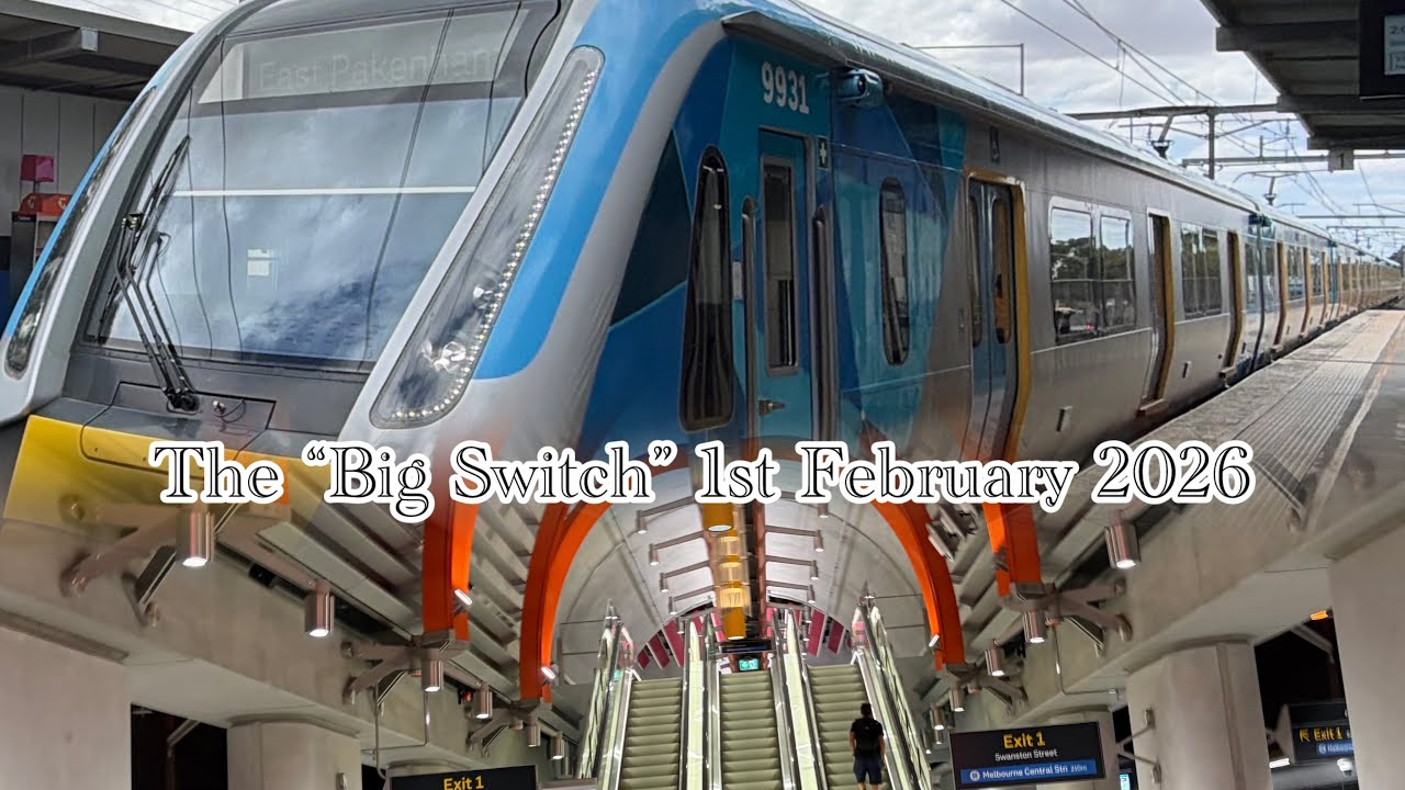 “The Big Switch” First Full Metro Tunnel service.