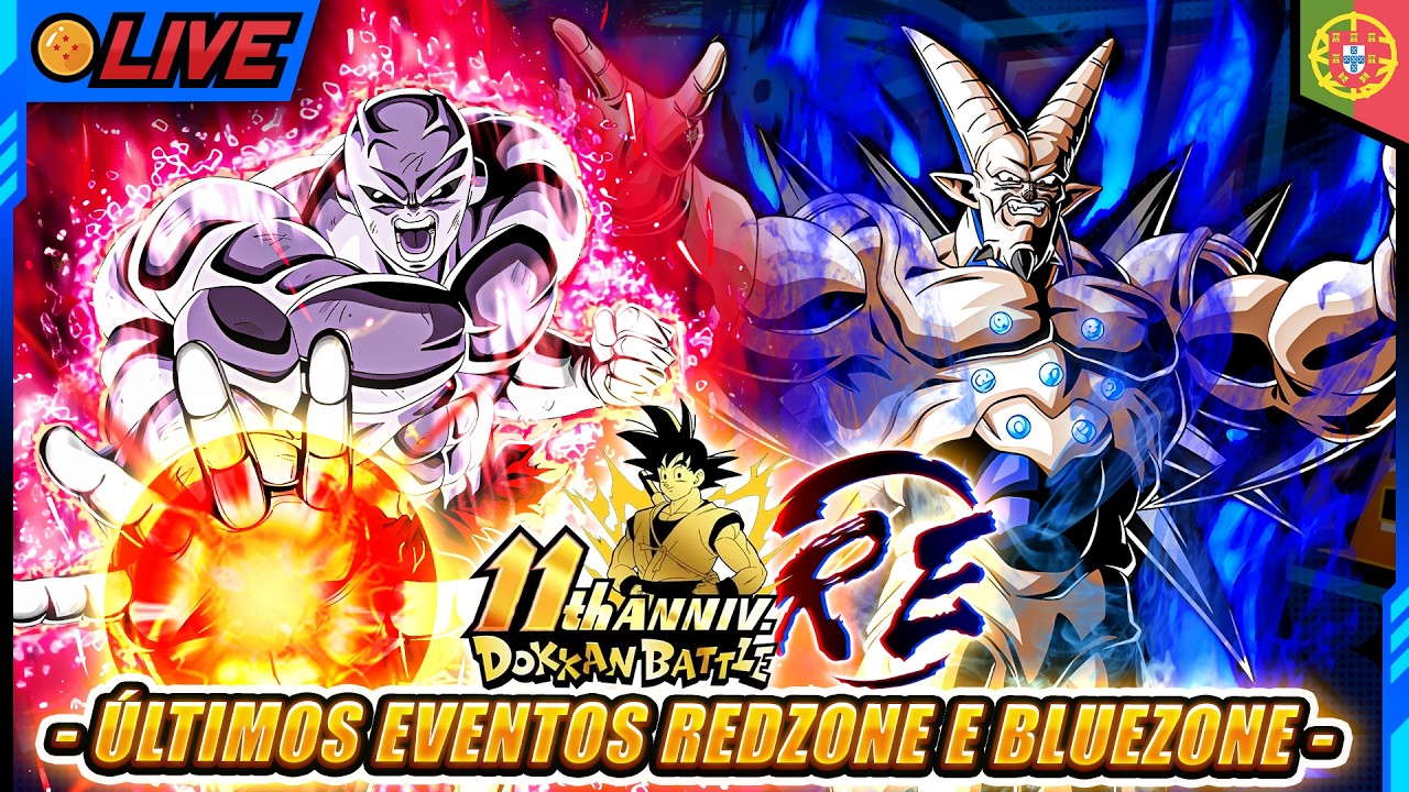 EVENTOS REDZONE E BLUEZONE (RE) DO 11º ANIVERSÁRIO - LIVE DBZ Dokkan Battle