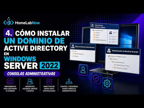4. Cómo instalar un dominio de Active Directory en Windows Server 2022 ...