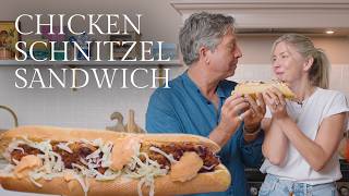 Crispy Chicken Schnitzel Sandwich | Quick & Easy Lunch