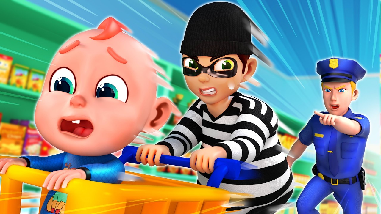 Watch Stop Thief! 😡 Police Chase Thief 👮♂️| Rescue Baby | Police Song | Rosoo Nursery Rhymes on YouTube Watch Stop Thief! 😡 Police Chase Thief 👮♂️| Rescue Baby | Police Song | Rosoo Nursery Rhymes on YouTube