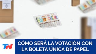 Elecciones Legislativas 2025: cómo votar con la Boleta Única de Papel el 26 de octubre