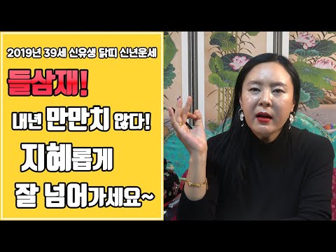 [무당하림][인천점집]2019년 39세 신유생 닭띠 신년운세,<strong>들삼재</strong>! 내년 만만치 않다! 지혜롭게 잘 넘어가세요~