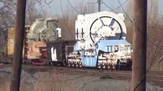 Big 16 Axle CSX High and Wide Train