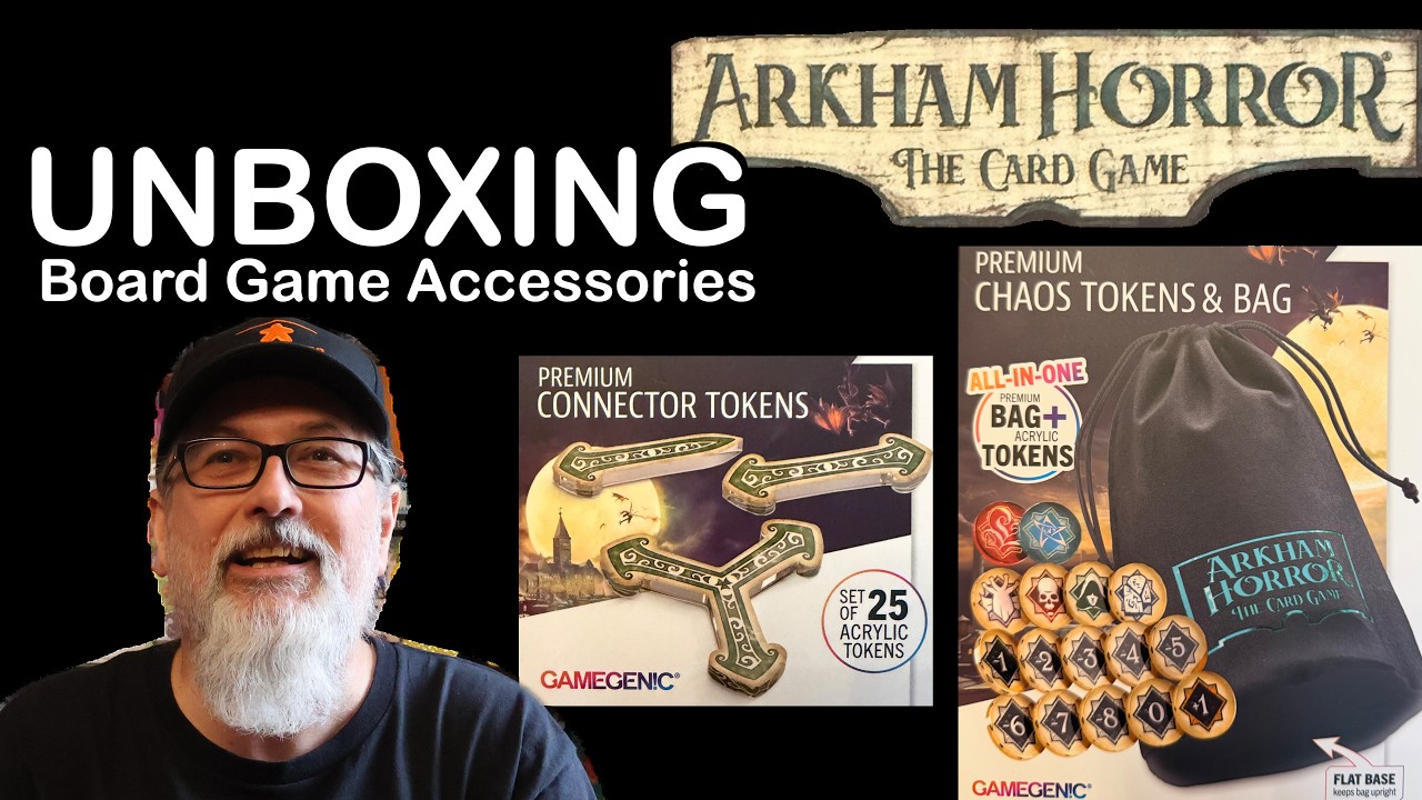arkham horror the card game accessories Arkham Horror The Card Game Gamegenic Accessories Connector and chaos tokens