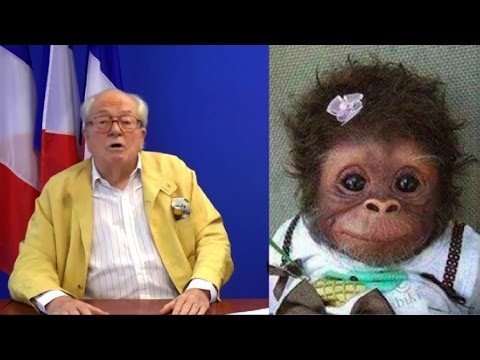  Jean  Marie  Le Pen  sur la caricature  de Taubira YouTube