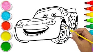 How To Draw Lightning McQueen | Cars