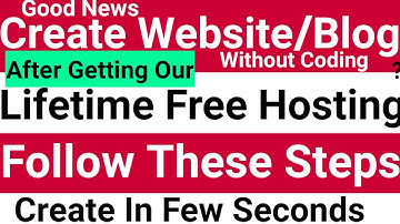 How To Create Website Or Blog After Getting Lifetime Free Hosting With CPanel, SSL & Site Builder ?