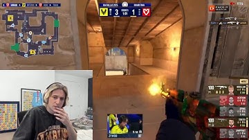 xQc Shocked by CS Pro Player Zywoo Getting Ace at Grand Final Tournament