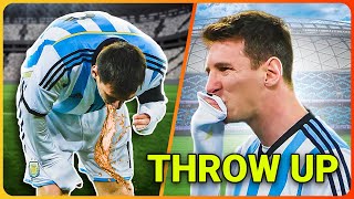 Why Did Lionel Messi Throw Up During Footaball Matches?