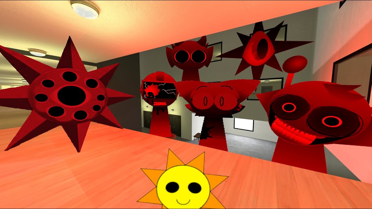 All Nightmare Piramixed Sprunki Family And Phases Nextbot Gmod