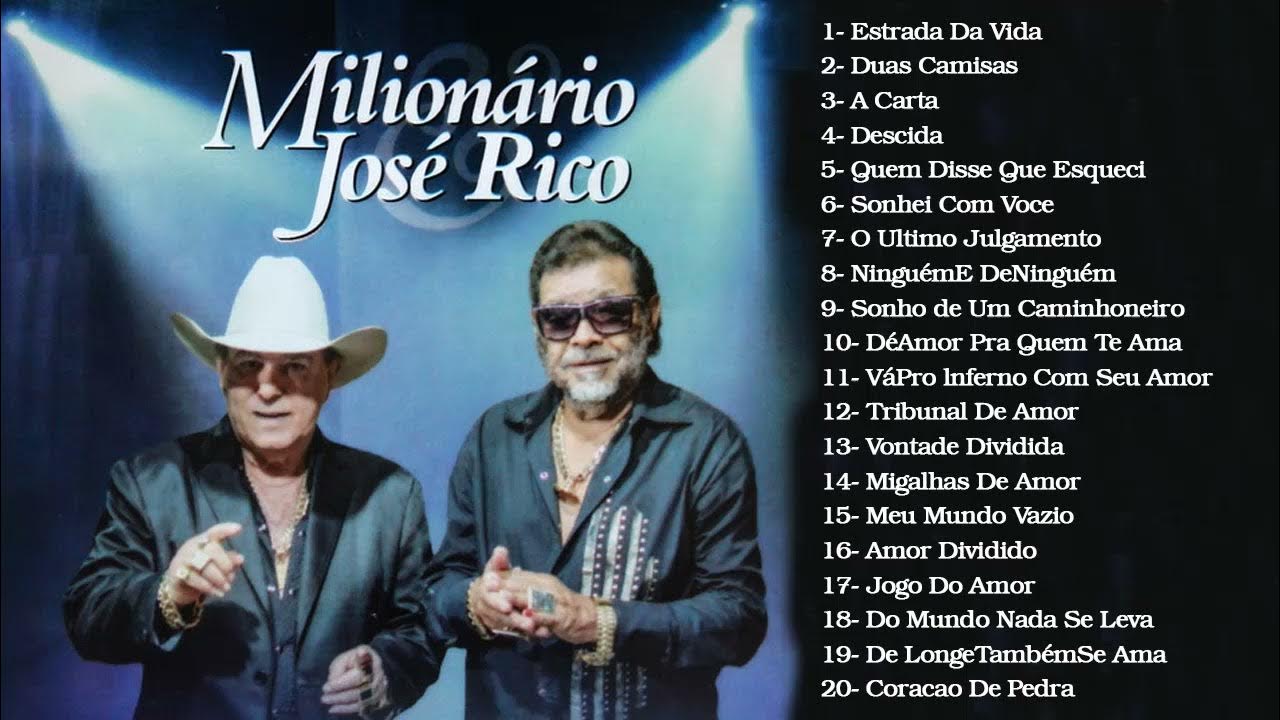 Relembre as melhores músicas de Milionário e José Rico
